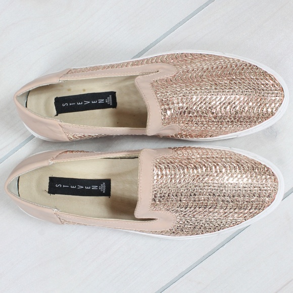 Steven by Steve Madden Rose Gold Kenner Shoes 7 - Picture 4 of 8